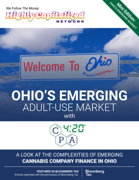 Ohio's Emerging Adult-Use Market with 420CPA® Cannabis Finance 360 Mini Edition Cover
